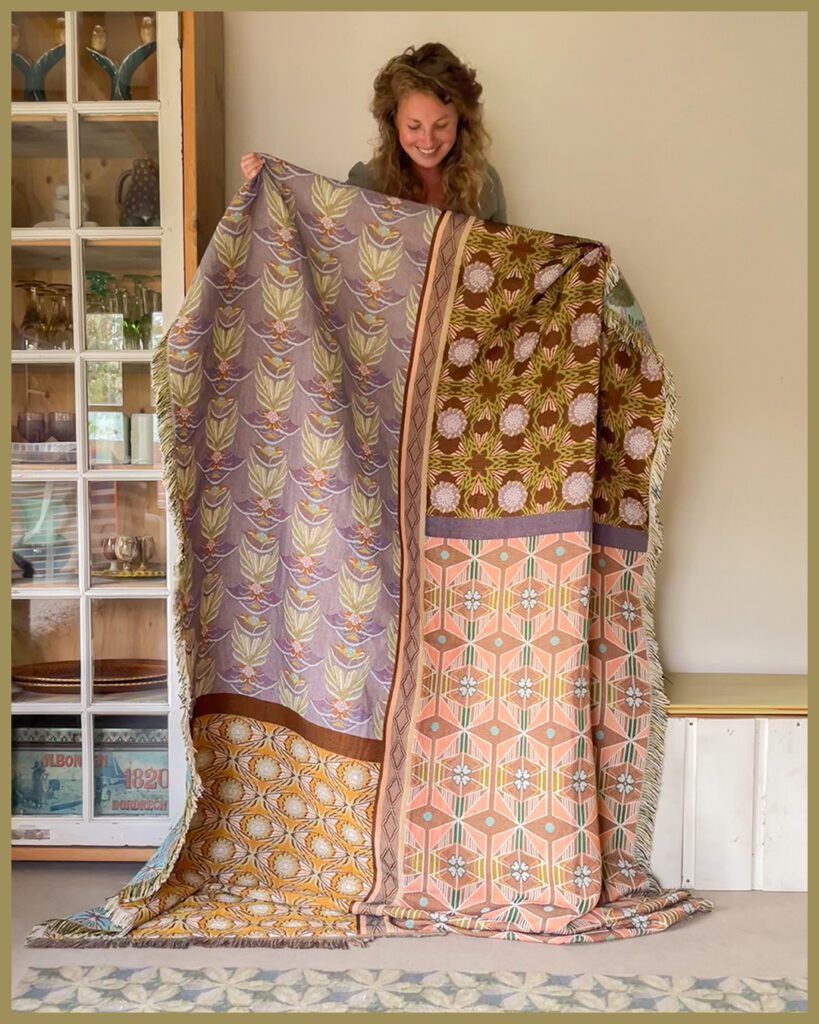 Nouveau Classiques blanket NIN-NIT plaid