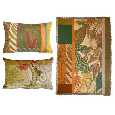 Bicnonia set NIN-NIT kussens en plaid