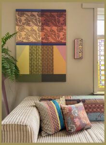 Boho Bright wandlamp en wall-art Spot On NIN-NIT