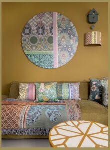 NIN-NIT wall-art, plaids, wandlamp en kussens