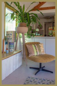 NIN-NIT Boho Bold tafellamp + Boho Olly kussen