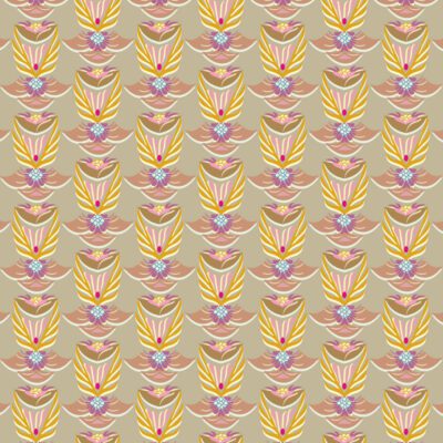 Bloom Glow textiel behang-NIN-NIT