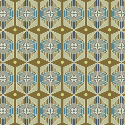 Diamonds Blossom Winter behang NIN-NIT