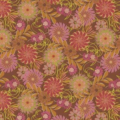 Wild Flowers Glow behang NIN-NIT