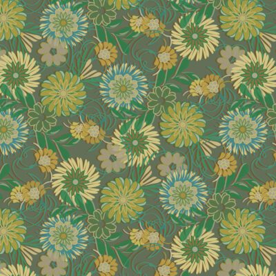 Wild Flowers Sea - Behang