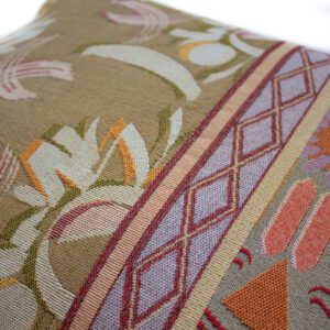 Sierkussen NIN-NIT, roze, beige, bloemen, zonnetjes, lila, paars, zonnenbloemen